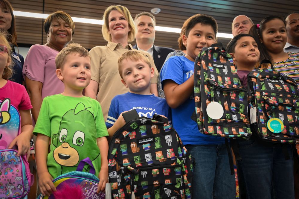 Backpack donation